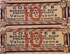 Vtg Colgate Barber s Shaving Soap Premium Certificate Lot Of 4 Coupons