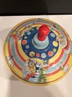 Schylling Vintage Tin Metal Spinning Circus Top Toy Nostalgia  Works