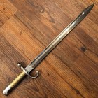 Pre-ww1 1900s Argentine Army M1891 M91 Brass Grip Sword Bayonet Weyersberg