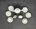 Antique Doll Children   s Tea Set Porcelain Stoneware Miniature 17 Piece Germany