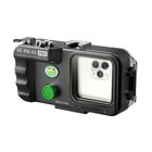 Seafrogs Sf-ph-01 Pro Underwater Case With Red Filter  Waterproof Phone Housi   