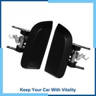 Rear Exterior Door Handle Pair Lh Rh Black For Nissan Pathfinder R51 2005-2012