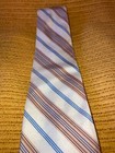 Stix  Baer   Fuller Men   s Ivory Geometric Tie  Vintage  1970s mid-century Modern