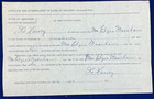 Insane Asylum Committment Original 1920 Affadavit Letter Vintage Document