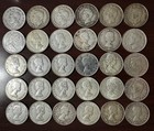 1940 s 1950 s   1960 s  15 00 Face Canadian 80  Silver Half Dollars  30  Coins  