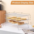 Cooling Rack For Baking 3 Tiers  16  X 10  Cookie 16x10-3tier  Silver 