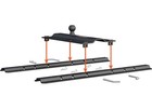 Curt 16055 Bent Plate 5th Wheel Rail Gooseneck Hitch 2-5 16  Ball 25k 3  Offset