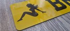Sexy Woman Lady Girl Lorry Truck Trucker Cab Show Plate Name Sign Custom