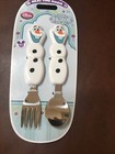 Disney Frozen Olaf Flatware Meal Time Magic Spoon   Fork Utensils New