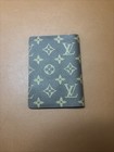 Louis Vuitton Monogram Leather Passport Holder Brown