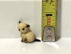 Vintage Hagen Renaker Miniature Siamese Cat Kitten Tiny Figurine