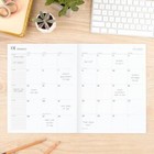  2025 Planner  Monthly  8-1 2  X 11   Large  Workstyle  Seaside Blue  1606-091 