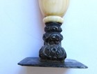 Rare Antique French Antique Silver-plated Wax Seal Stamp 