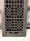 Antique Vtg Cast Iron 6x14 Decorative Heat Grate Floor Register Old 1015-25b