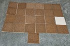 25 Vintage Holland American America Lines Delft Styled 4x4  Cork Back Tiles Lot