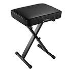  Piano Bench  Adjustable Keyboard Bench Portable Stool Collapsible 2 4 Inch