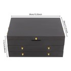 Wooden Silverware Chest Silverware Storage Box Silverware Case With Handle