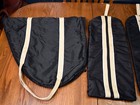 Dover  Lot Of 1 Saddle Bag   3 Bridle Bags  Black  Cover  149 80
