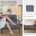 8    Futon Mattress Full Size  Extra Thick Foldable Futon Sofa Bed Couch  Shredded