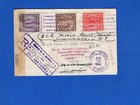 El Salvador To Usa  Censored Air Mail Re-sent Cover  1944  Vf