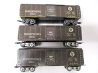Marx 3555 Scale 3 Boxcars Prr 70311 Brown Litho O Gauge X8301