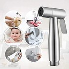 Toilet Shattaf Adapter Hose Bidet Spray Stainless Steel Handheld Shower Head Wc