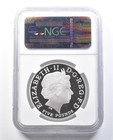 2013 Great Britain 5 Pound Silver Dragon Pistrucci Design Pf70 Ngc  9016