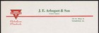 Vintage Letterhead Conoco Gas Oil J E Arbogast Aviation Supplies Taylorville Ill