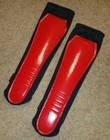 Kickpads Wrestling Gear Black With Red Pad - Trunks Tights Kneepads New