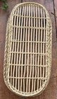 Vintage antique Wicker And Wooden Baby Basket Photo Prop Display