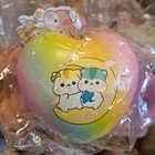 Poli Squishies Hamster On Moon Jumbo Squishy Heart Bun Rainbow Slow Rising New