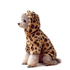 Winter Pet Dog Clothes Warm Fleece Dog Hoodie Leopard Dog Coat Jacket Xs-xl