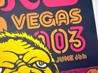 Pearl Jam 2003 Las Vegas Screenprint Poster Ames Bros 16 5x26  Rare Eddie Vedder