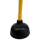Value Plus Toilet Plunger 23in Long Handle Flexible Rubber Bowl Efficient Grip