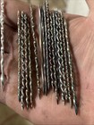  9999 Silver Toothpicks  Polished Or Tinted With Sulphur  Green  Blues  Reds 