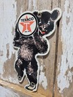 Vintage Texaco Porcelain Sign Old Gas Station Car Truck Motor Oil Bear Texas Usa