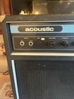 Vintage 1977 Acoustic Model 115 Black And Blue Combo Guitar Amplifier 50 Watts