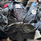 Vintage Mickey Mouse Disney Leather Jacket Sz 42 Faded M Julian Distressed