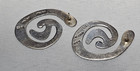 Vintage Taxco Ta-85 Mexico Sterling Silver 925 Earrings Stud 8 8 Grams