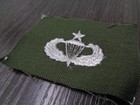1960s Vietnam War Vintage Us Army Senior Airborne Parachute Wings Patch Nos