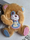 Vintage Peek A Bear Boo Nursery Wall Decor 80s 90s Teddy Gerber Pink Blue Dots
