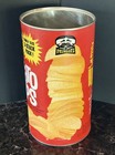 Vintage 1970 s Newfangled Pringles Potato Chip Family Size 3-stack Pack Can Rare