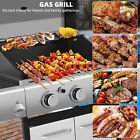 Propane Gas Grill 4 Burners Stainless Steel Cooking Grill Outdoor Bbq 48000 Btu