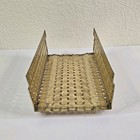 Vintage Hollywood Regency Gold Tone Tissue Box Holder Or Towel Holder Vanity Mcm