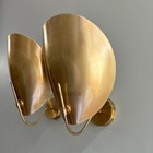 1950s Mid-century Italian Brass Diabolo Wall Sconce     Vintage Wall Light Gift