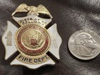 Washington  Dc Fire Dept  Presidential Inauguration Badge  Hallmarked Blackinton