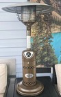 Bali Portable Patio Heater  Outdoor  indoor Propane Table Top Heater  Bronze