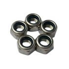 304 Stainless Steel Hex Locknut M3 - M20 Self-locking Hexagon Screw Nuts Din985