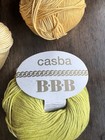 Casba Egyptian Cotton Yarn   Lot Of 3 Bbb Titanwool For Knitting   Crochet Hooks
