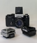 Black Silver Metal leather Dw-1 Waist Level Finder For Nikon F f2 Film Camera